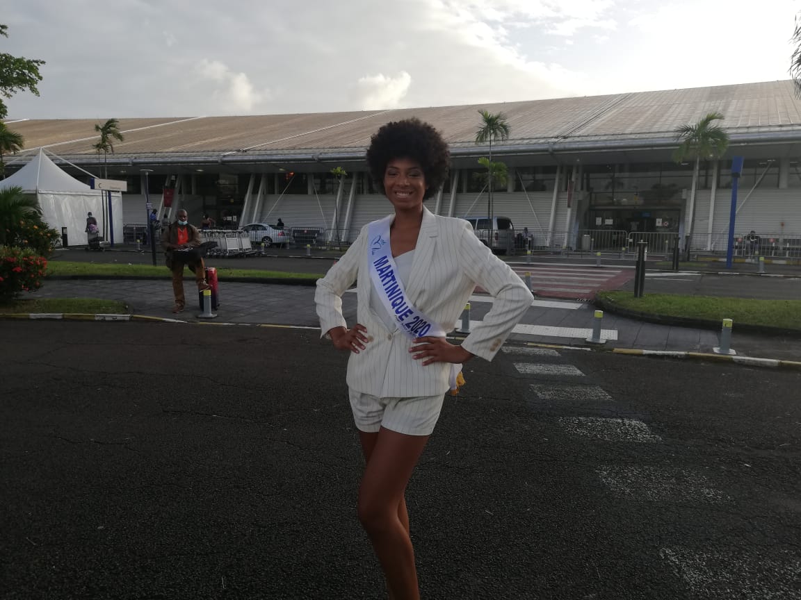 Miss Martinique en route pour Paris et le concours Miss France